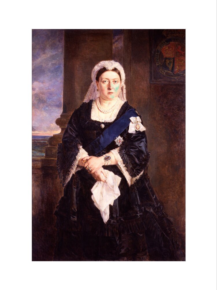 Queen victoria portrait print (art print, small, no frame)