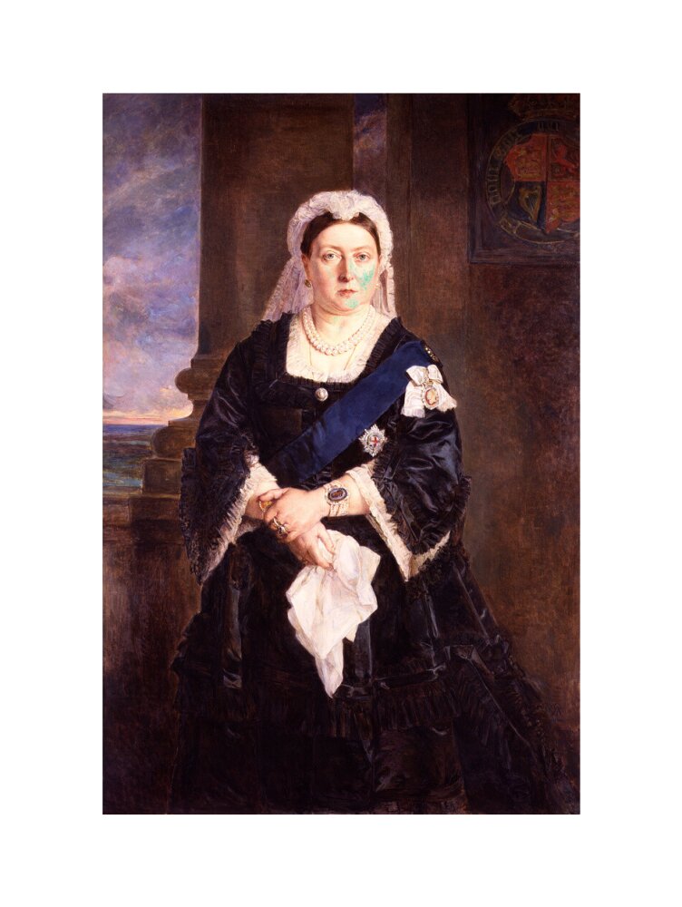 Queen victoria portrait print (art print, large, no frame)