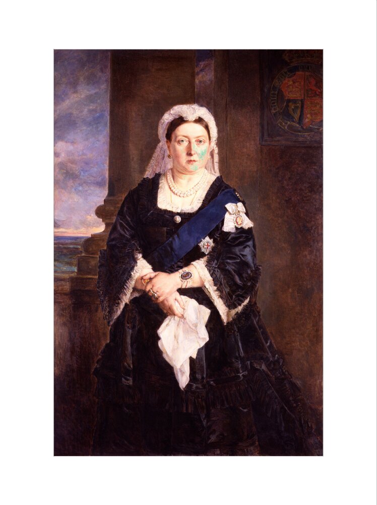 Queen victoria portrait print (art print, extra large, no frame)