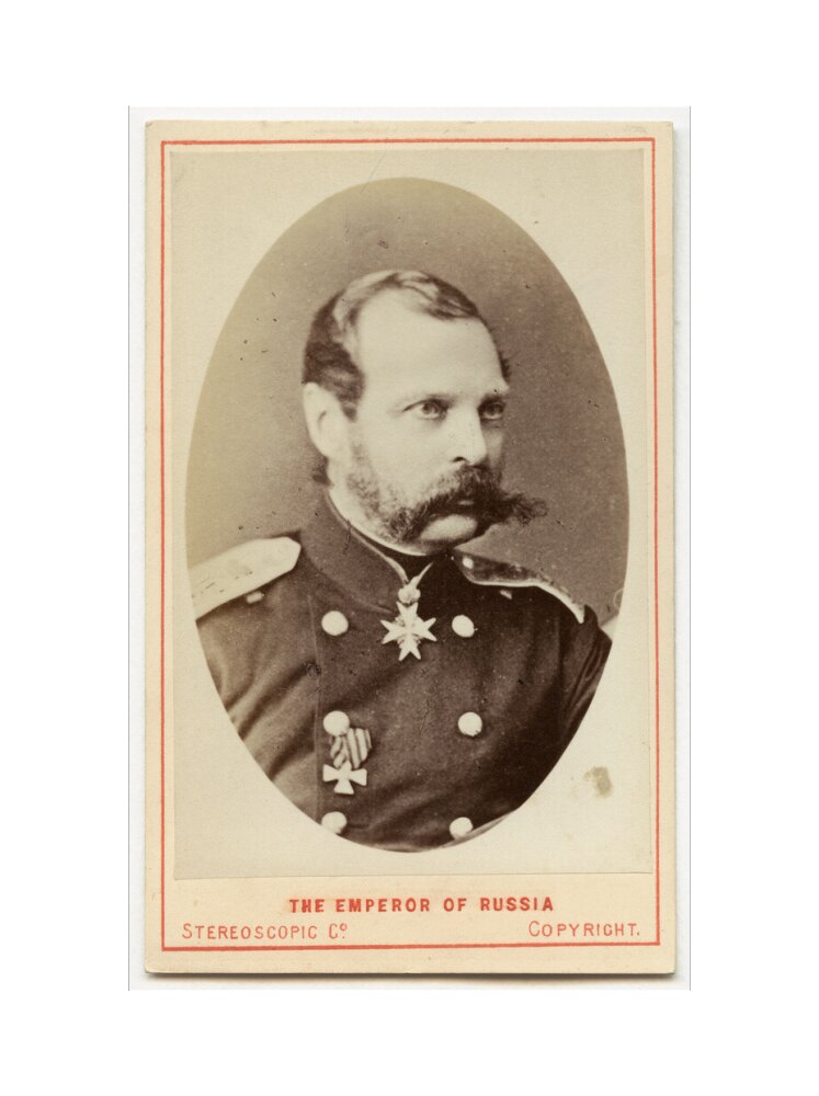 Alexander ii, emperor of russia portrait print (art print, extra large, no frame frame)