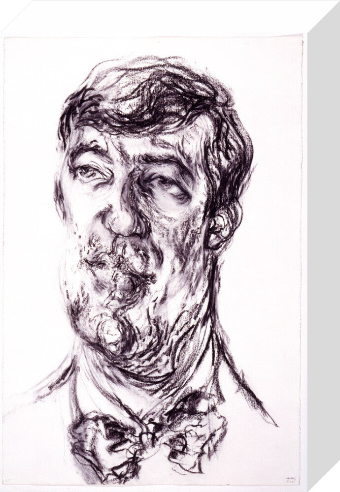 Stephen fry portrait print (stretched canvas, small, no frame)