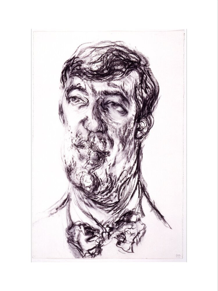 Stephen fry portrait print (art print, small, no frame)