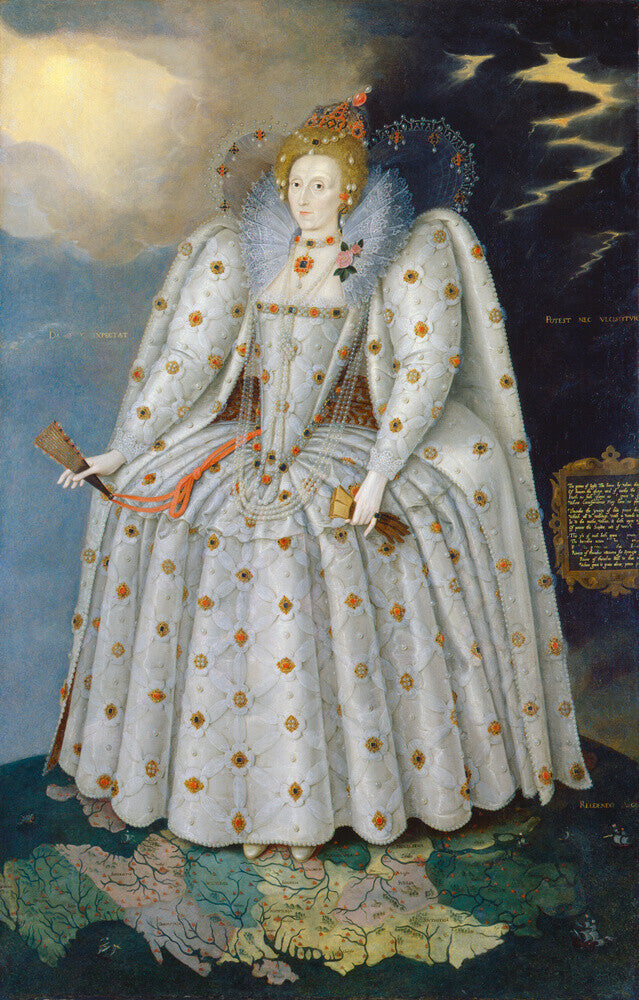 Queen elizabeth i ('the ditchley portrait') portrait print