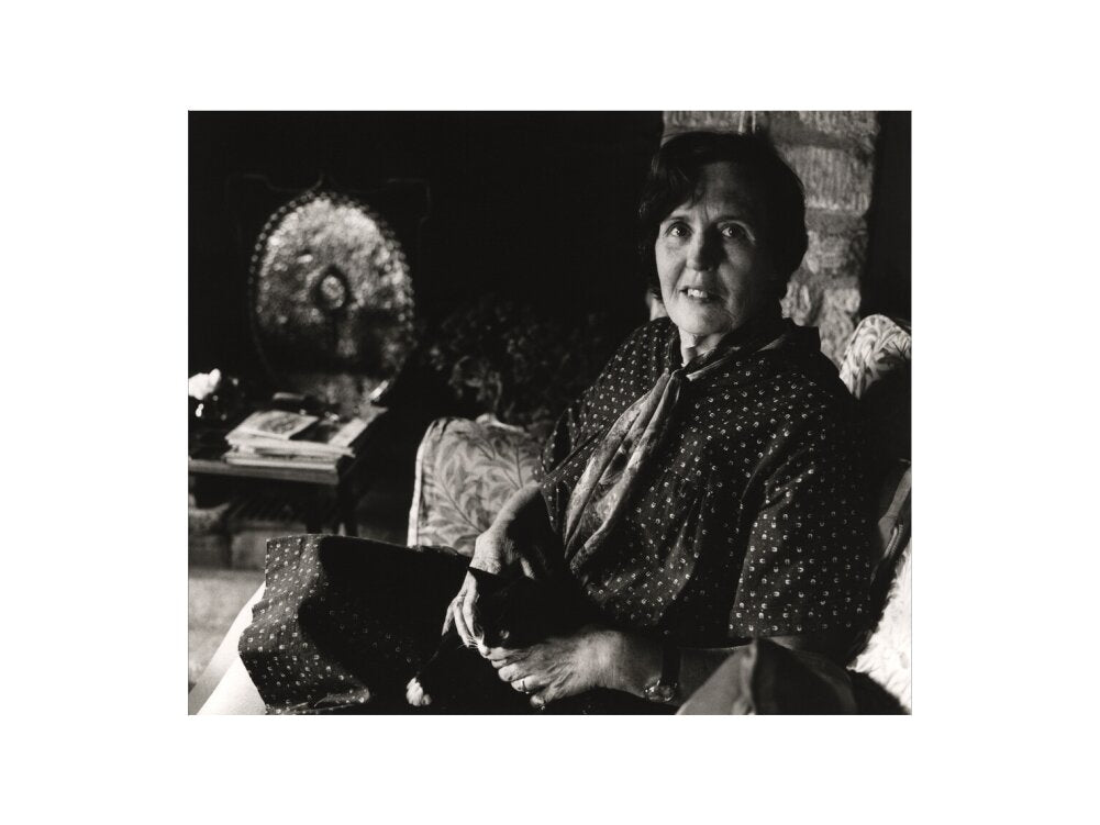 Barbara pym portrait print (art print, large, no frame frame)