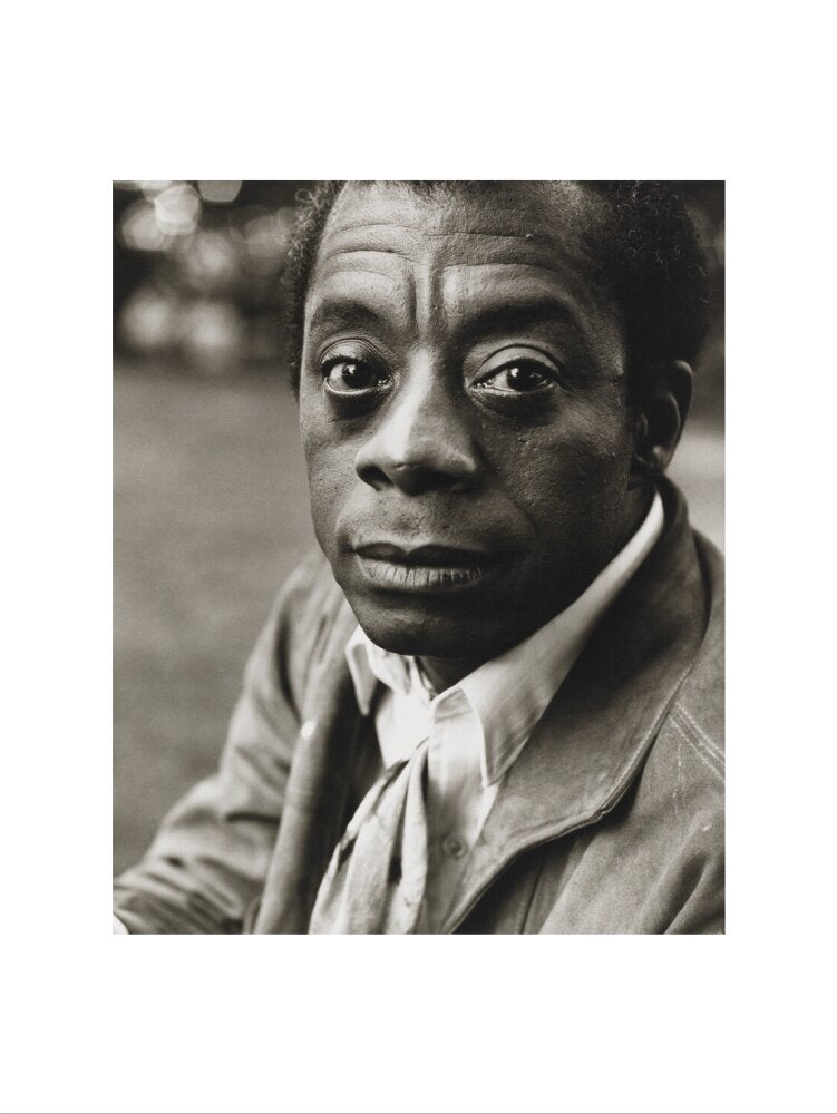 James baldwin portrait print (art print, small, no frame)