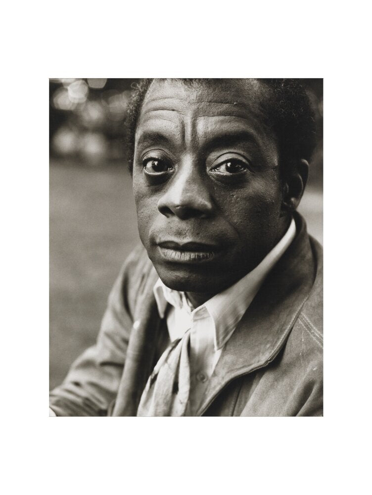 James baldwin portrait print (art print, large, no frame)