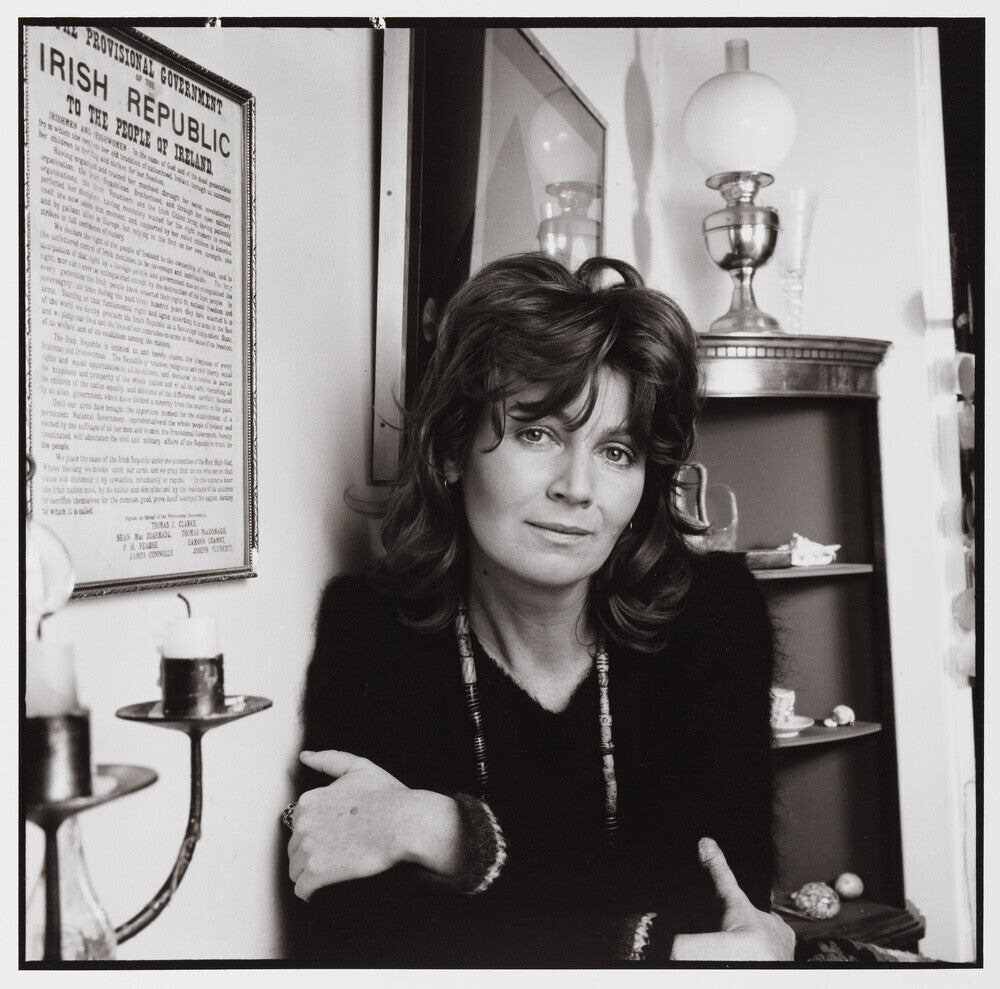 Edna o'brien portrait print