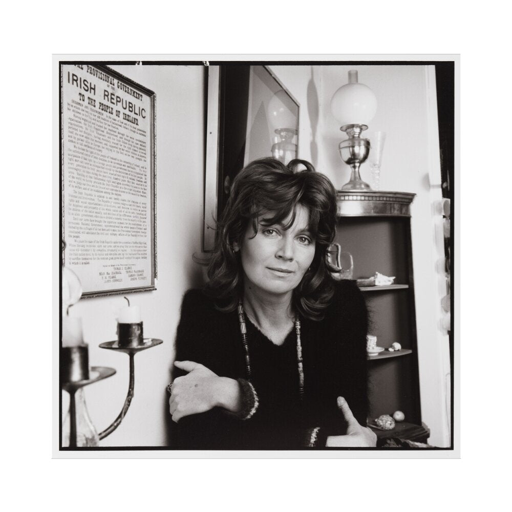 Edna o'brien portrait print (art print, medium, no frame)