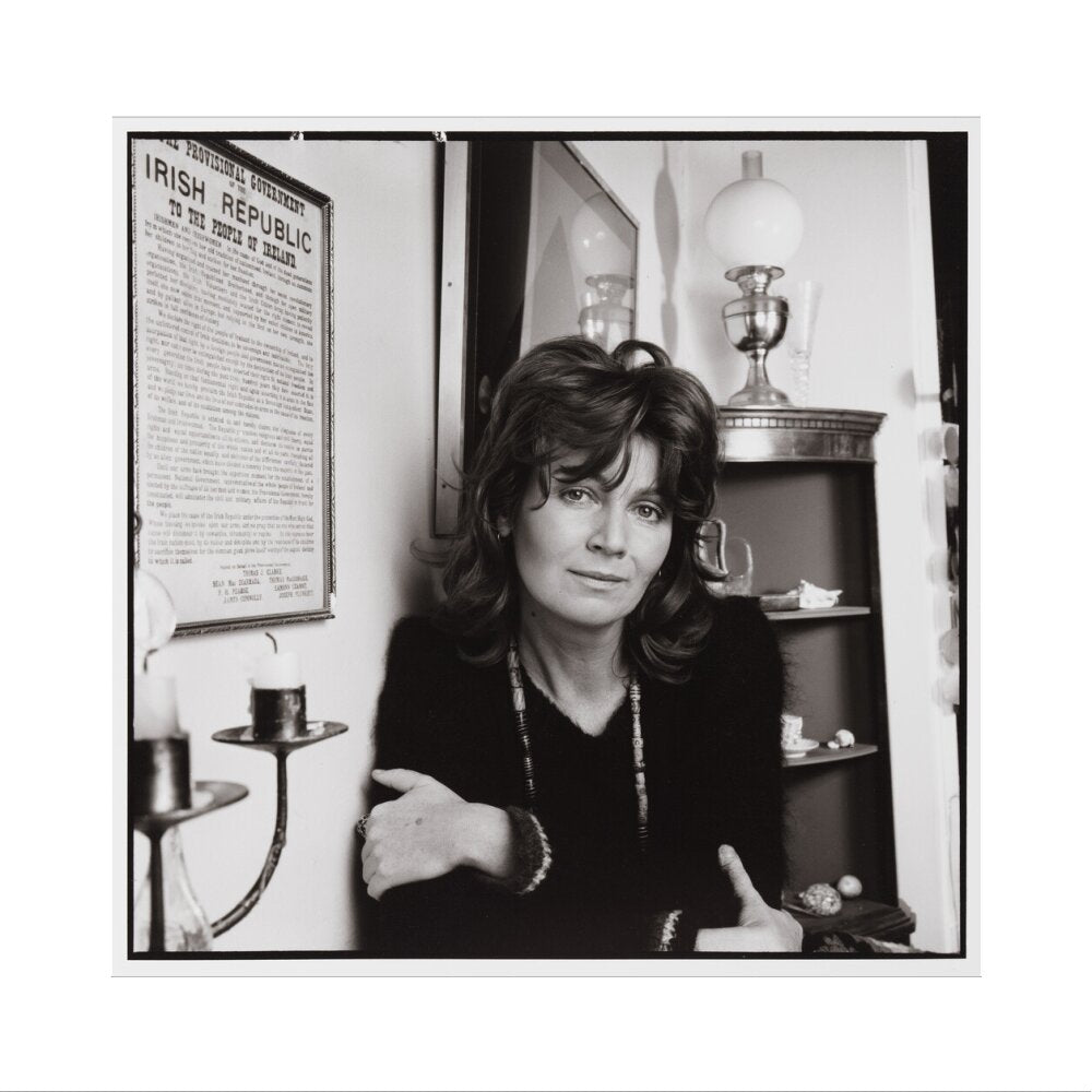 Edna o'brien portrait print (art print, large, no frame)