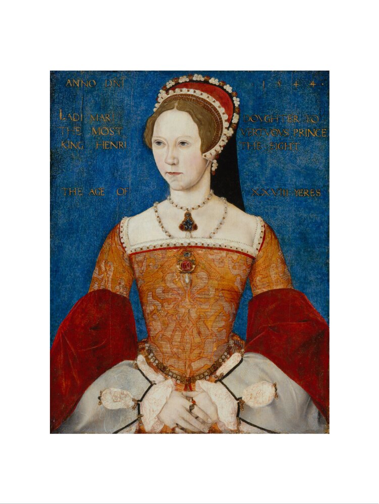 Queen mary i portrait print (art print, large, no frame)