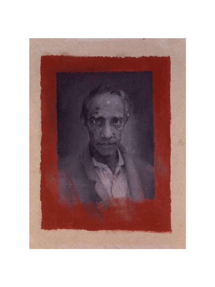 Derek jarman ('seer') portrait print (art print, medium, no frame)