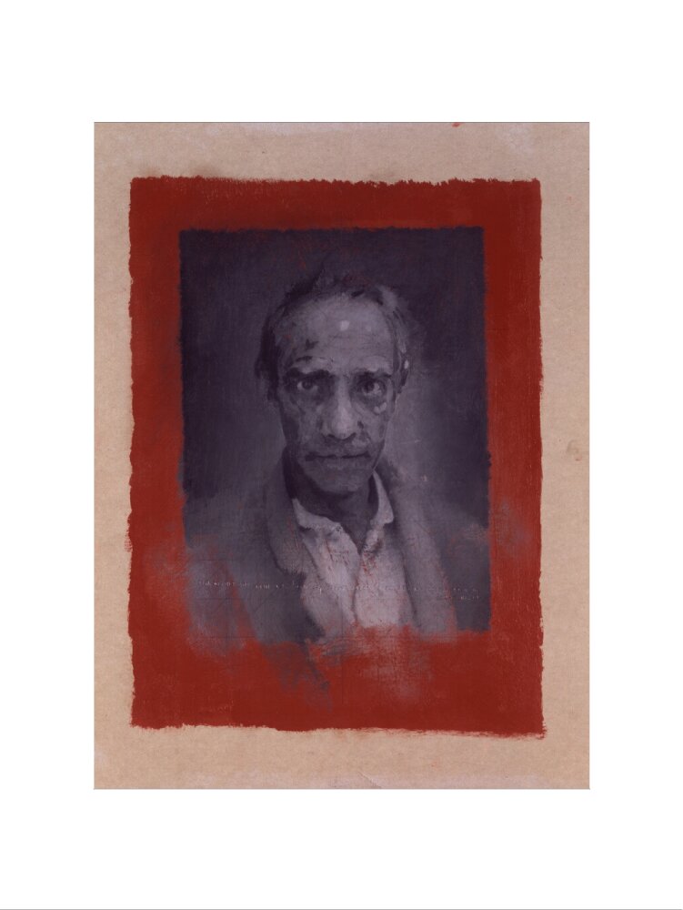 Derek jarman ('seer') portrait print (art print, extra large, no frame)