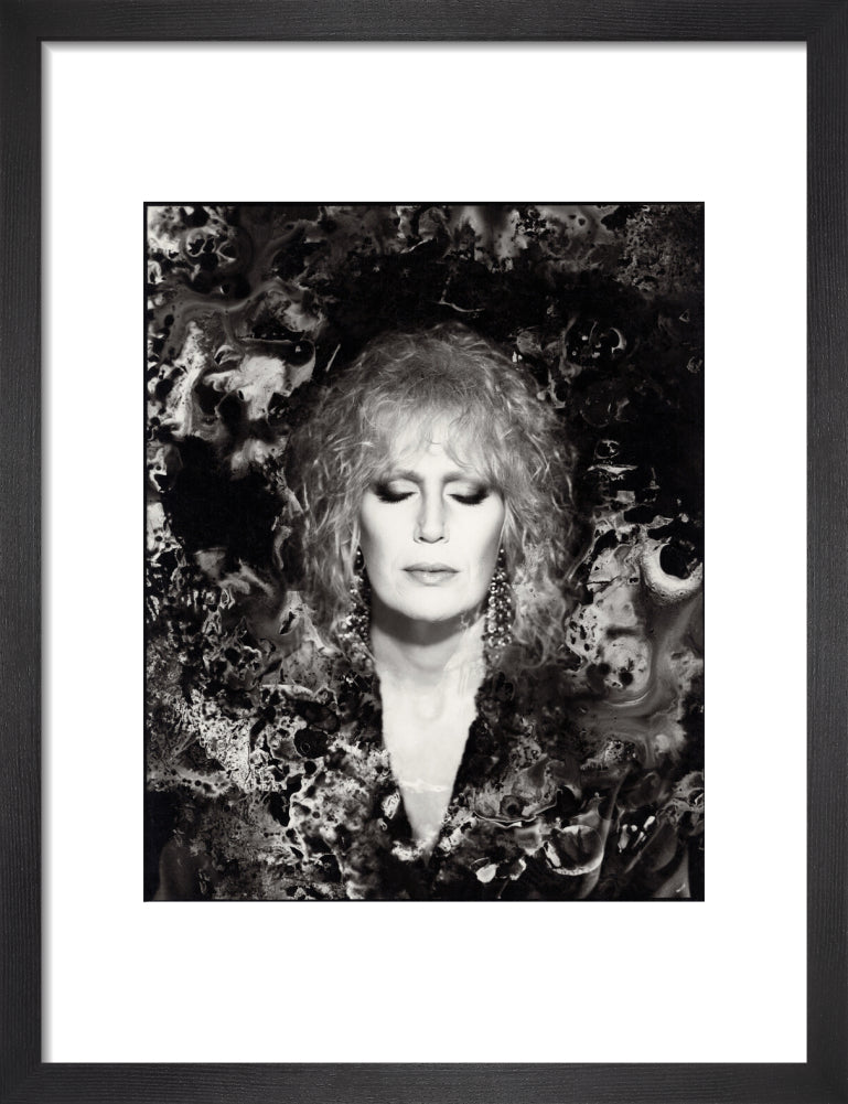 Dusty springfield portrait print (art print, small, black frame)