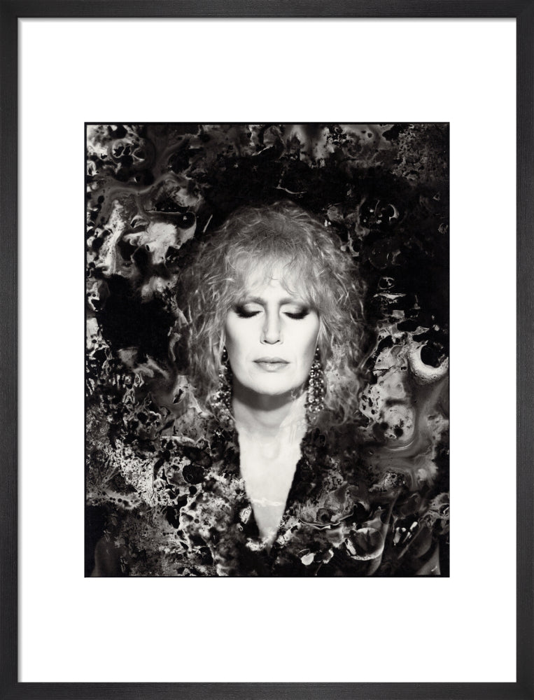 Dusty springfield portrait print (art print, medium, black frame)