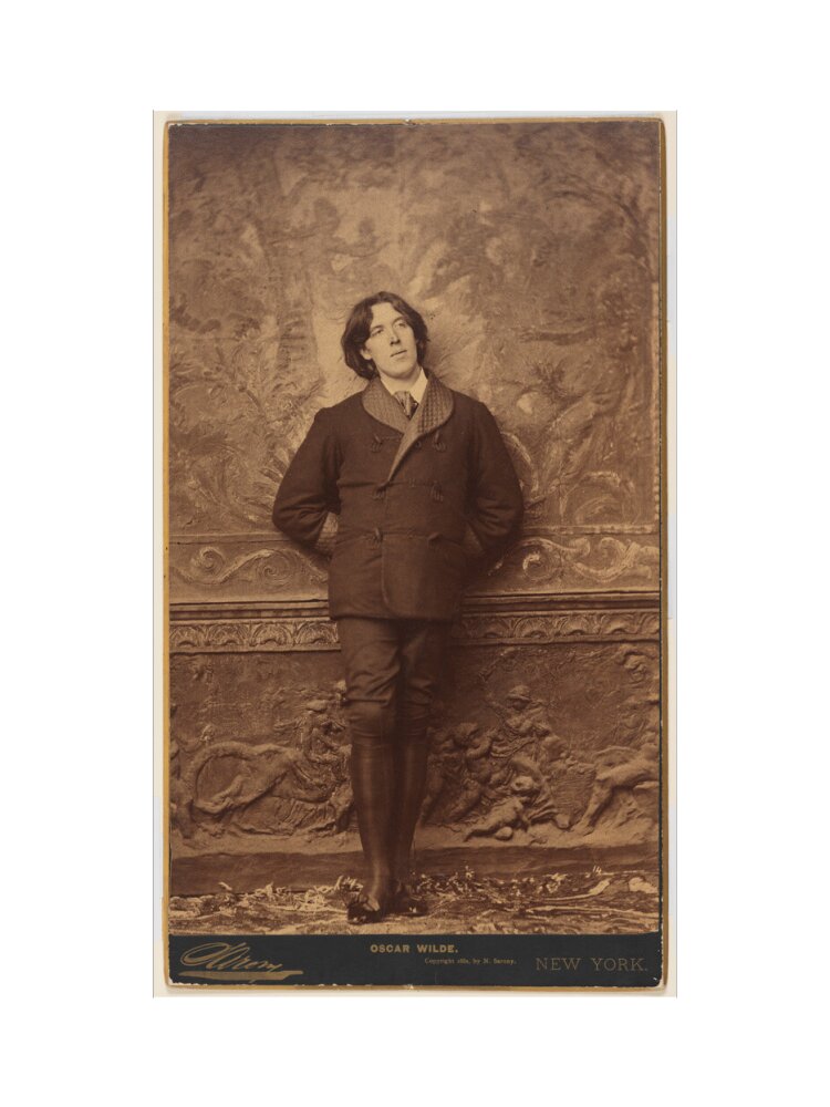 Oscar wilde portrait print (art print, small, no frame)