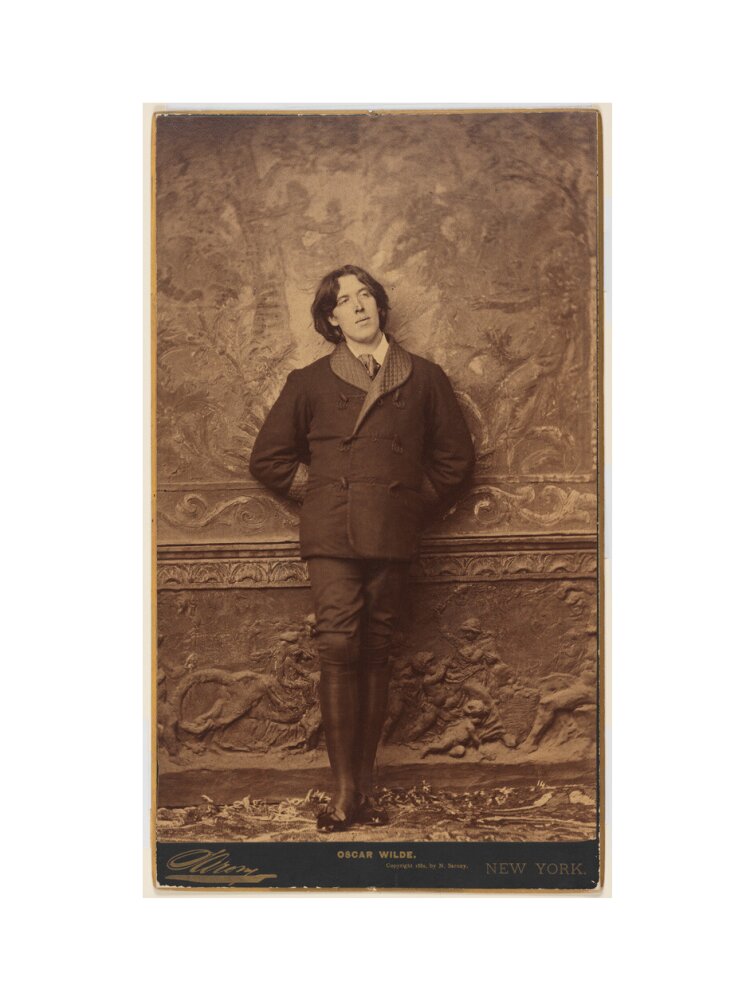 Oscar wilde portrait print (art print, large, no frame)