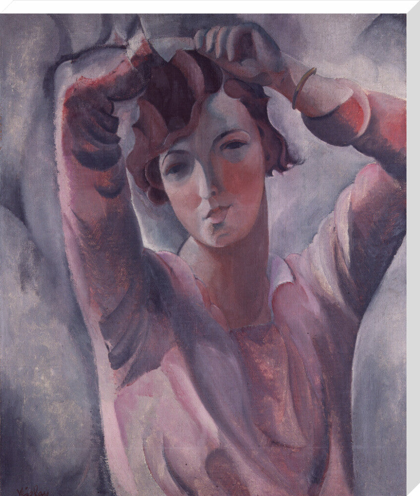 Paule vézelay portrait print (stretched canvas, extra large, no frame)