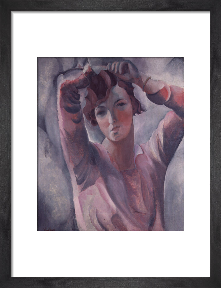 Paule vézelay portrait print (art print, small, black frame)