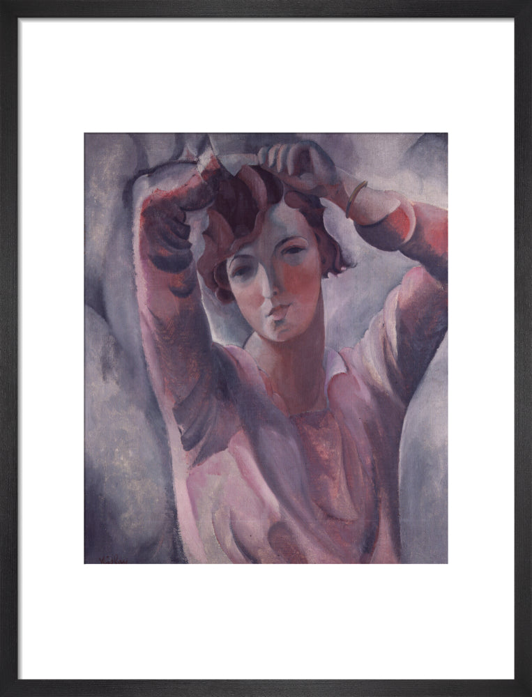 Paule vézelay portrait print (art print, medium, black frame)