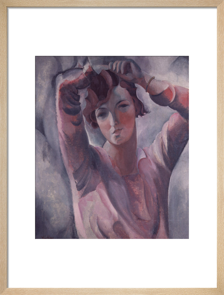 Paule vézelay portrait print (art print, medium, natural frame)