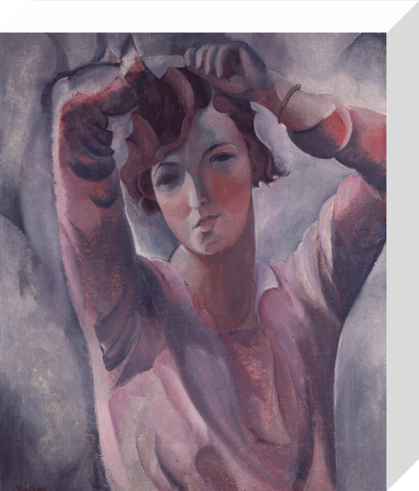 Paule vézelay portrait print (stretched canvas, small, no frame)