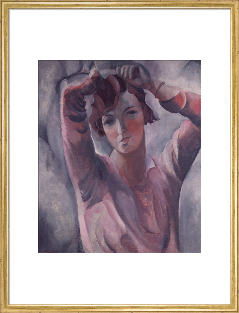 Paule vézelay portrait print (art print, large, gold frame)