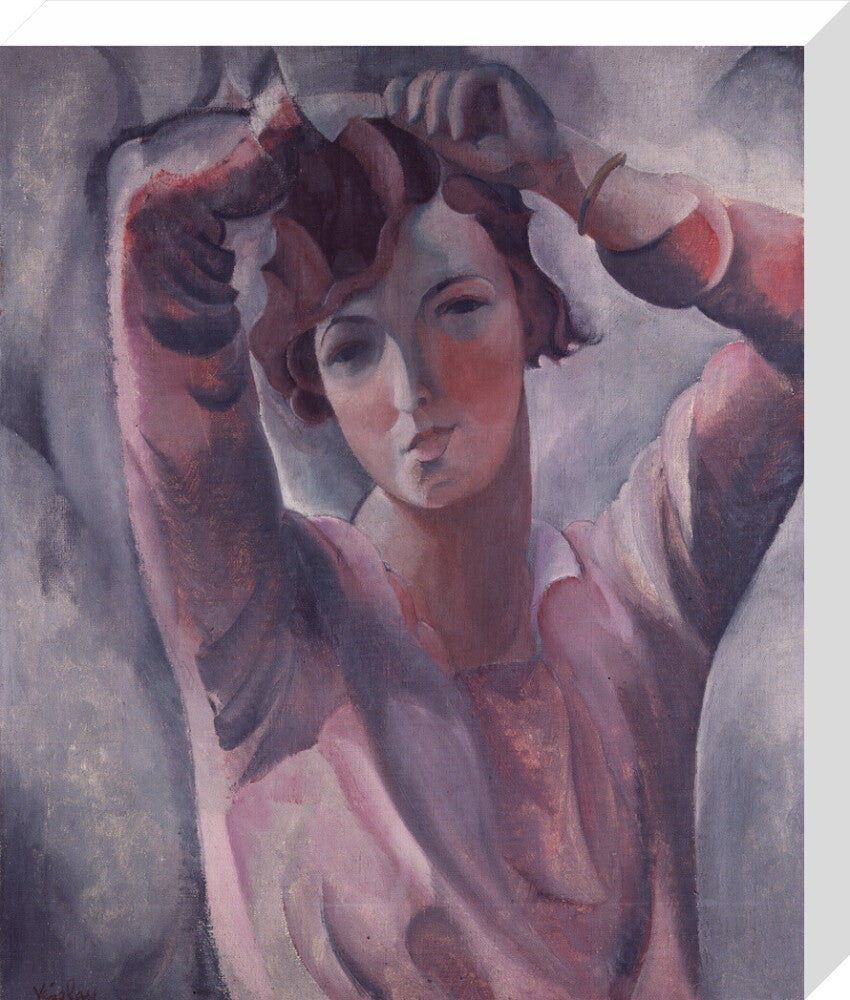 Paule vézelay portrait print (stretched canvas, medium, no frame)