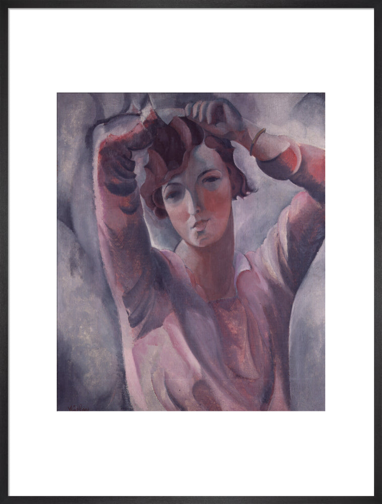 Paule vézelay portrait print (art print, extra large, black frame)