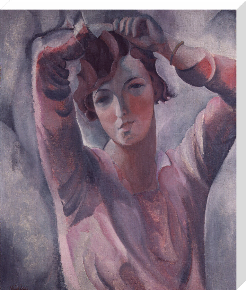 Paule vézelay portrait print (stretched canvas, large, no frame)