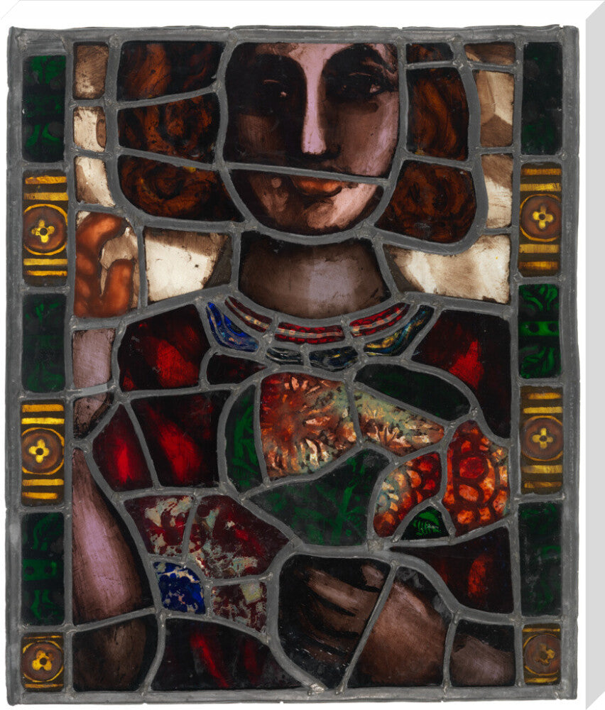 Pauline boty portrait print (stretched canvas, extra large, no frame)