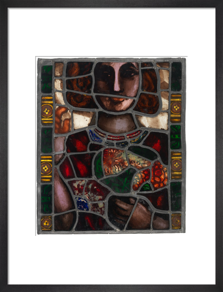 Pauline boty portrait print (art print, medium, black frame)