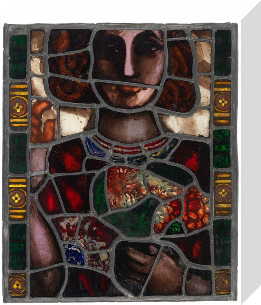 Pauline boty portrait print (stretched canvas, small, no frame)