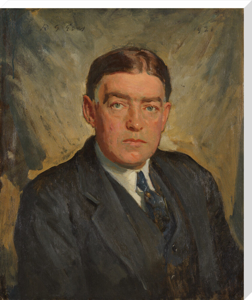 Sir ernest henry shackleton portrait print (stretched canvas, extra large, no frame)