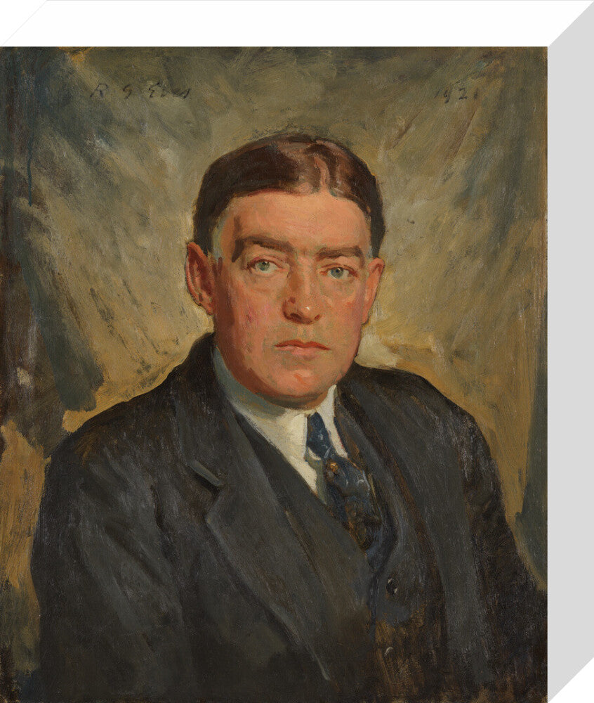 Sir ernest henry shackleton portrait print (stretched canvas, small, no frame)