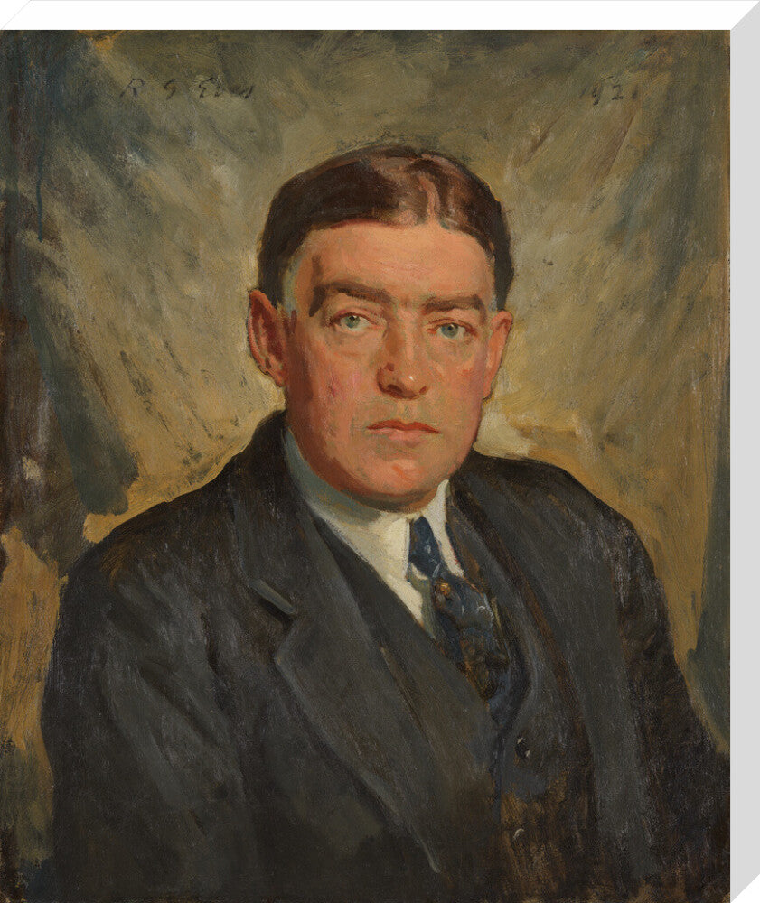 Sir ernest henry shackleton portrait print (stretched canvas, large, no frame)