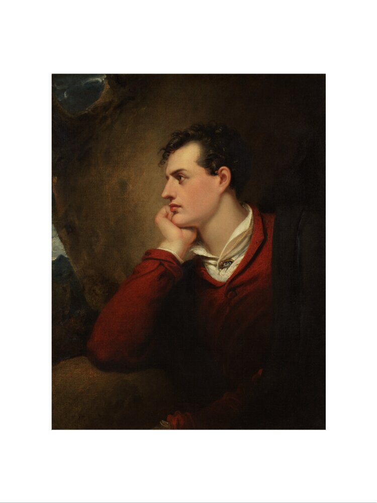 Lord byron portrait print (art print, large, no frame)