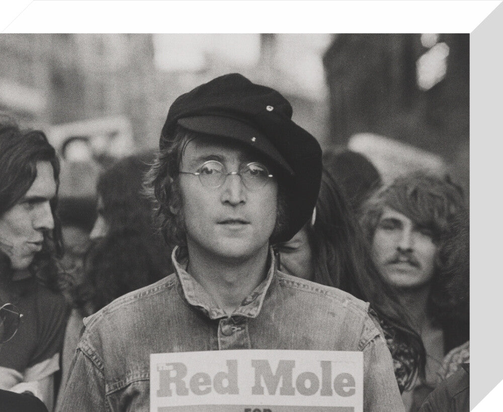 John lennon portrait print (stretched canvas, small, no frame)