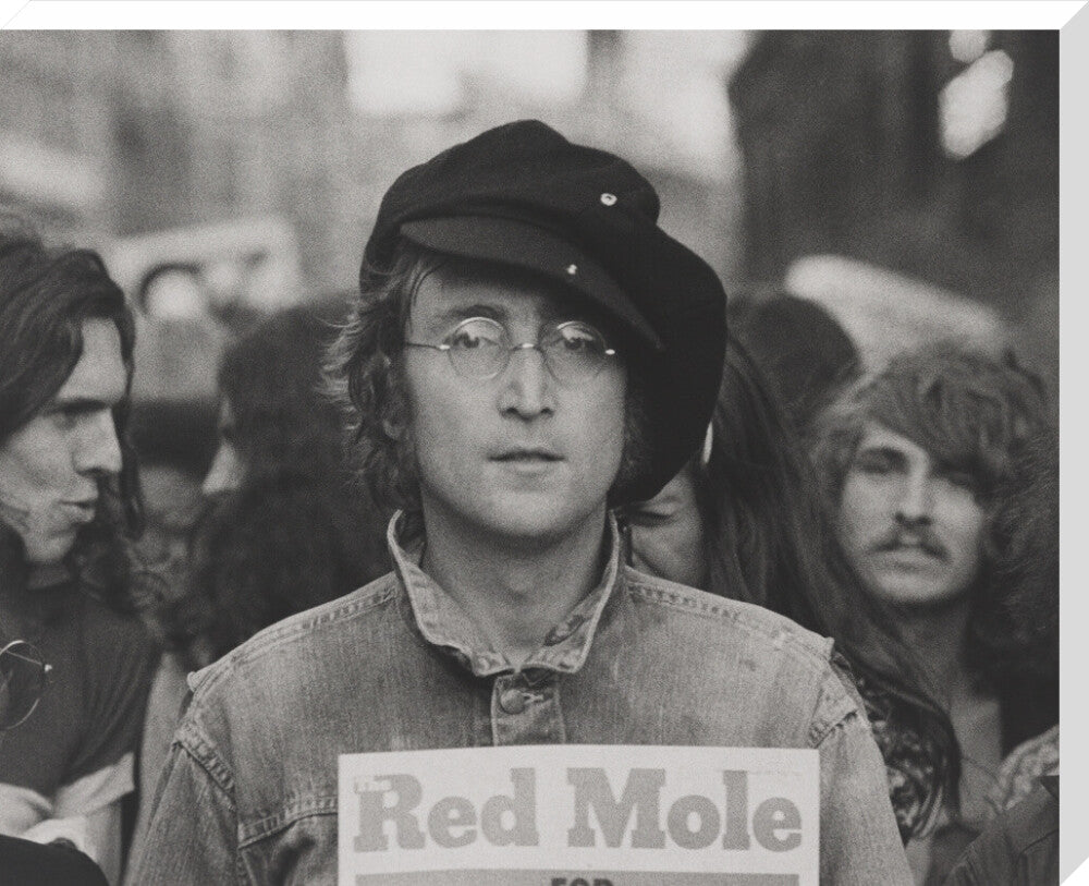John lennon portrait print (stretched canvas, extra large, no frame)