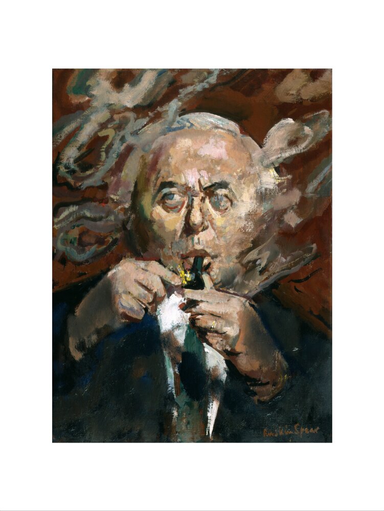 Harold wilson portrait print (art print, medium, no frame)