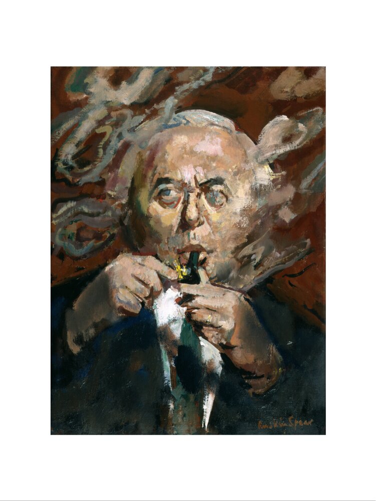 Harold wilson portrait print (art print, large, no frame)