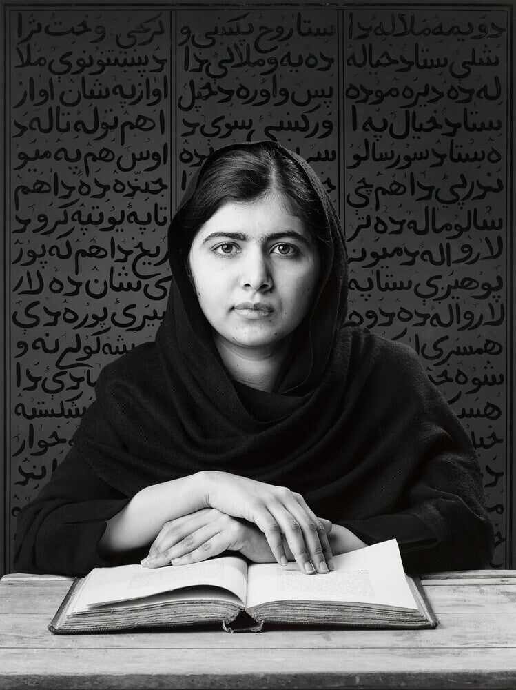 Malala yousafzai portrait print