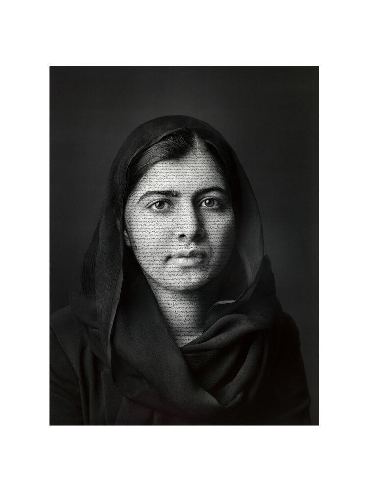Malala yousafzai portrait print (art print, large, no frame)