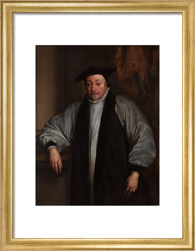 William laud portrait print (art print, small, gold frame)