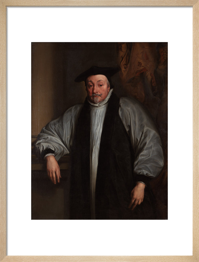 William laud portrait print (art print, medium, natural frame)