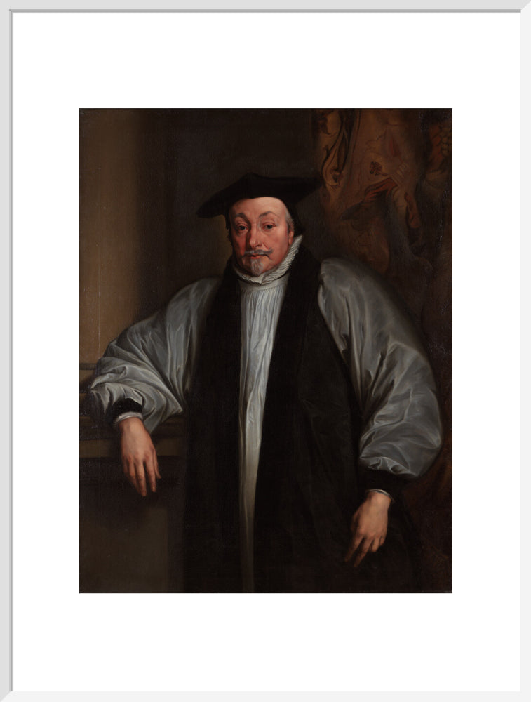 William laud portrait print (art print, extra large, white frame)