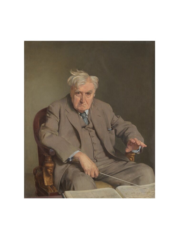 Ralph vaughan williams portrait print (art print, small, no frame)