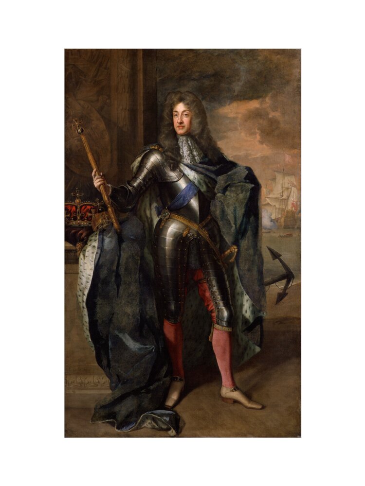 King james ii portrait print (art print, small, no frame)