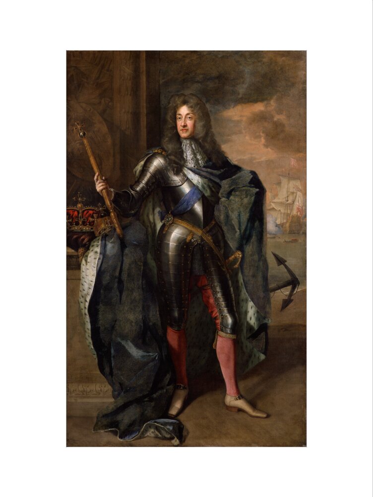 King james ii portrait print (art print, medium, no frame)