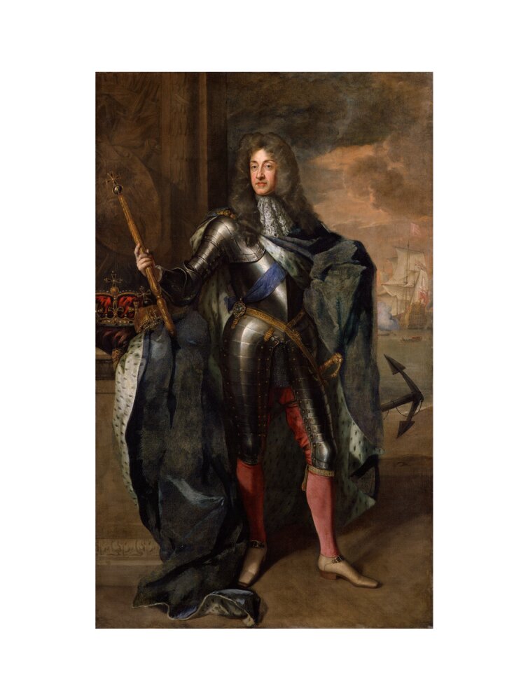 King james ii portrait print (art print, large, no frame)