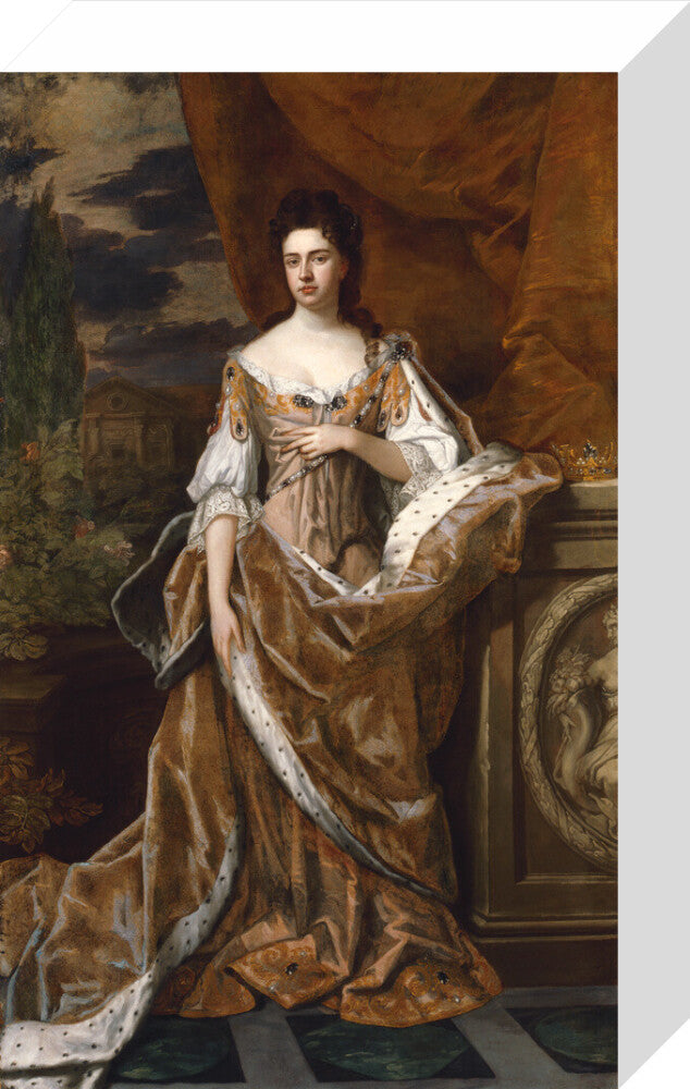 Queen anne portrait print (stretched canvas, small, no frame)